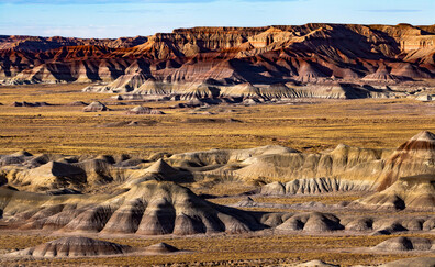 Painted Desert, grès multicolores des badlands